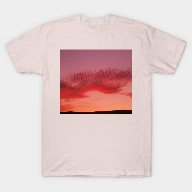 Beach Sunset Ocean Beach Sunset T-Shirt by YassShop